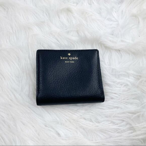 Kate Spade Foldover Pebbled Leather Wallet - Picture 1 of 5